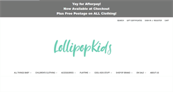 Desktop Screenshot of lollipopkids.com.au